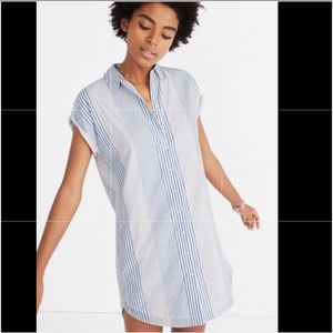 Madewell Shirtdress in Rawley Stripes